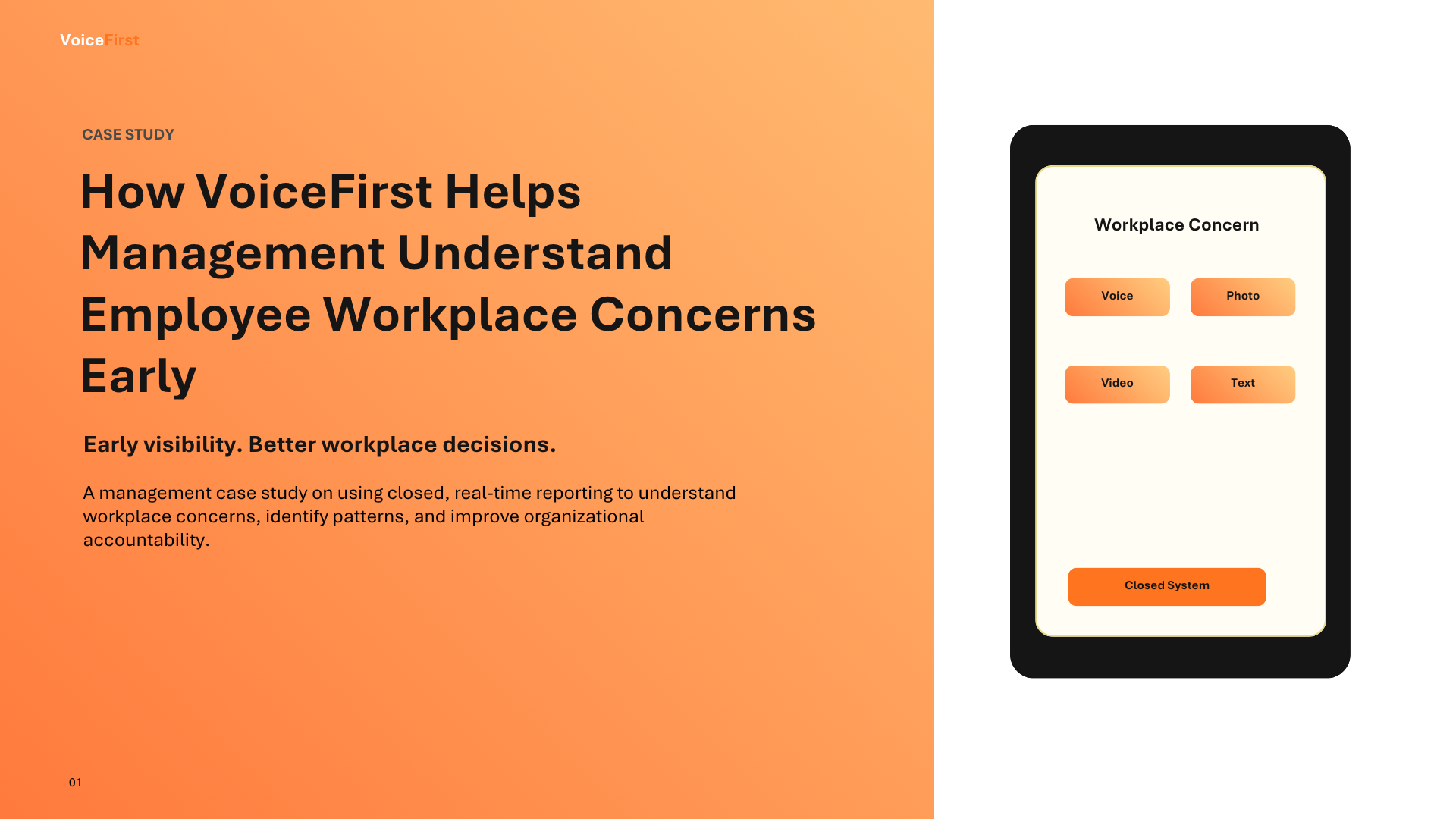 How VoiceFirst Helps Management Understand Employee Workplace Concerns Early